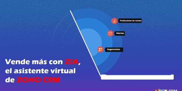 Vende más con Zia, el asistente virtual de Zoho CRM.